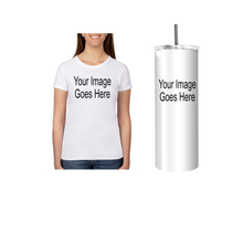 Load image into Gallery viewer, Custom T-Shirt and Tumbler Set