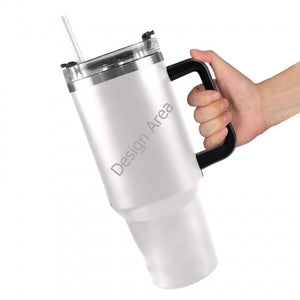 40oz Tumbler with Black Handle