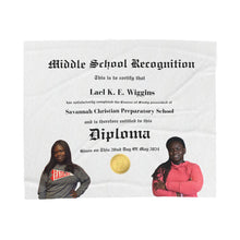 Load image into Gallery viewer, Personalized Graduation Blanket
