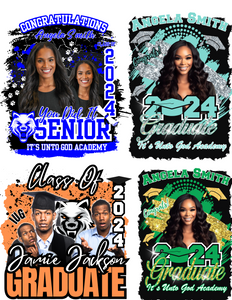 Editable Graduation 4 Designs