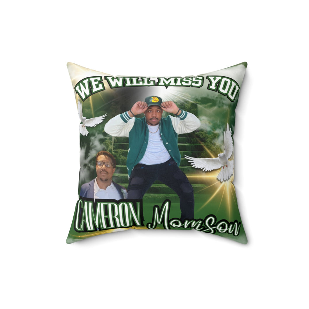 Custom Spun Polyester Square Pillow
