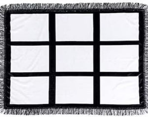 Custom 9 Panel Throw Blanket